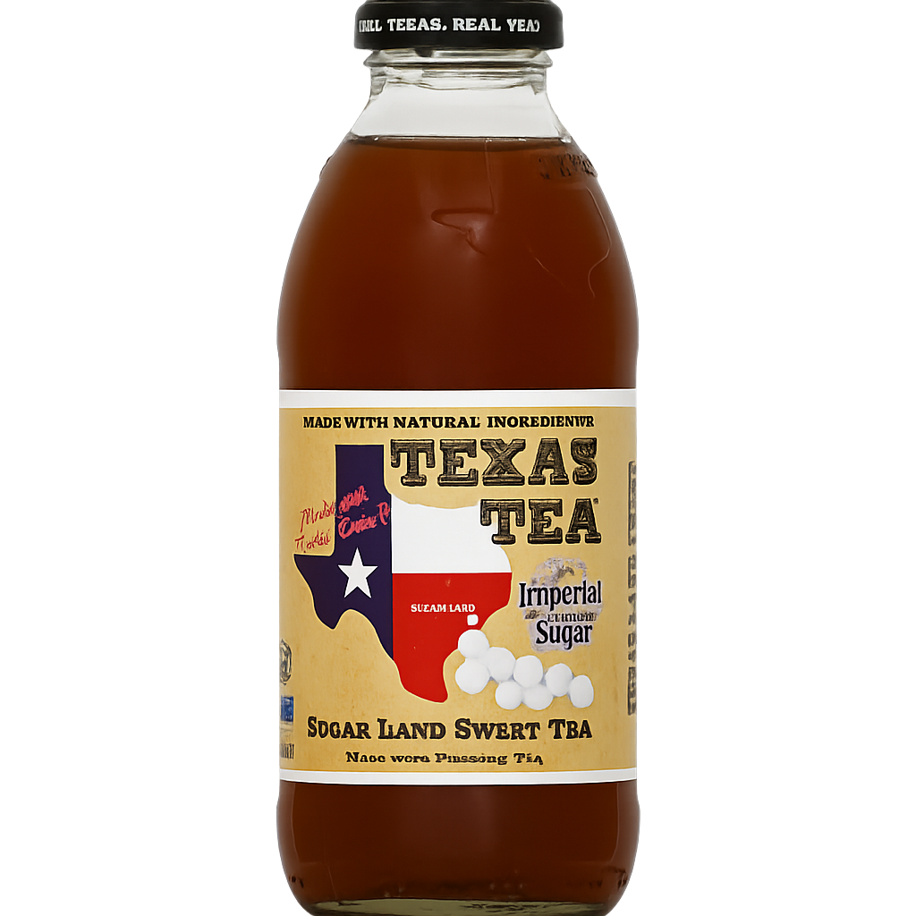 Texas Tea bottle at Birdside HTX, Katy